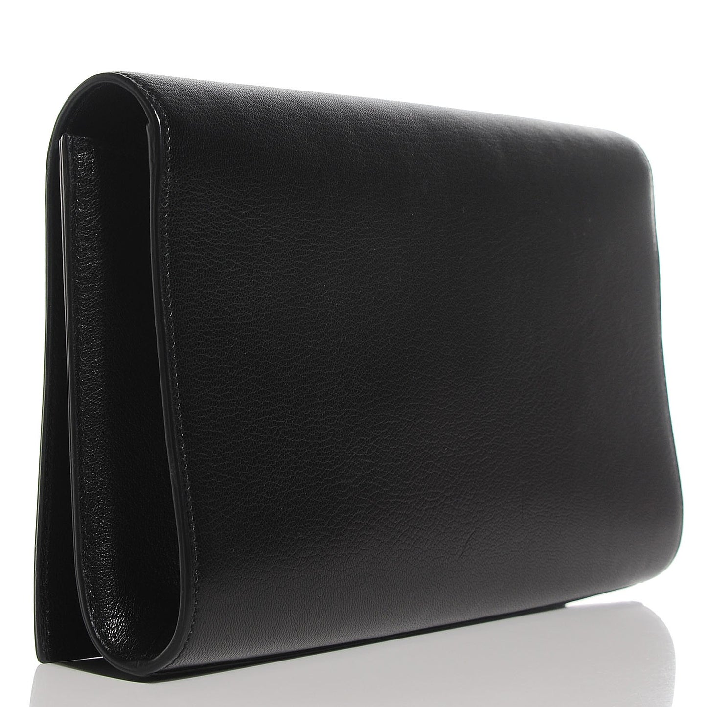Calfskin Monogram Large Belle De Jour Clutch Black