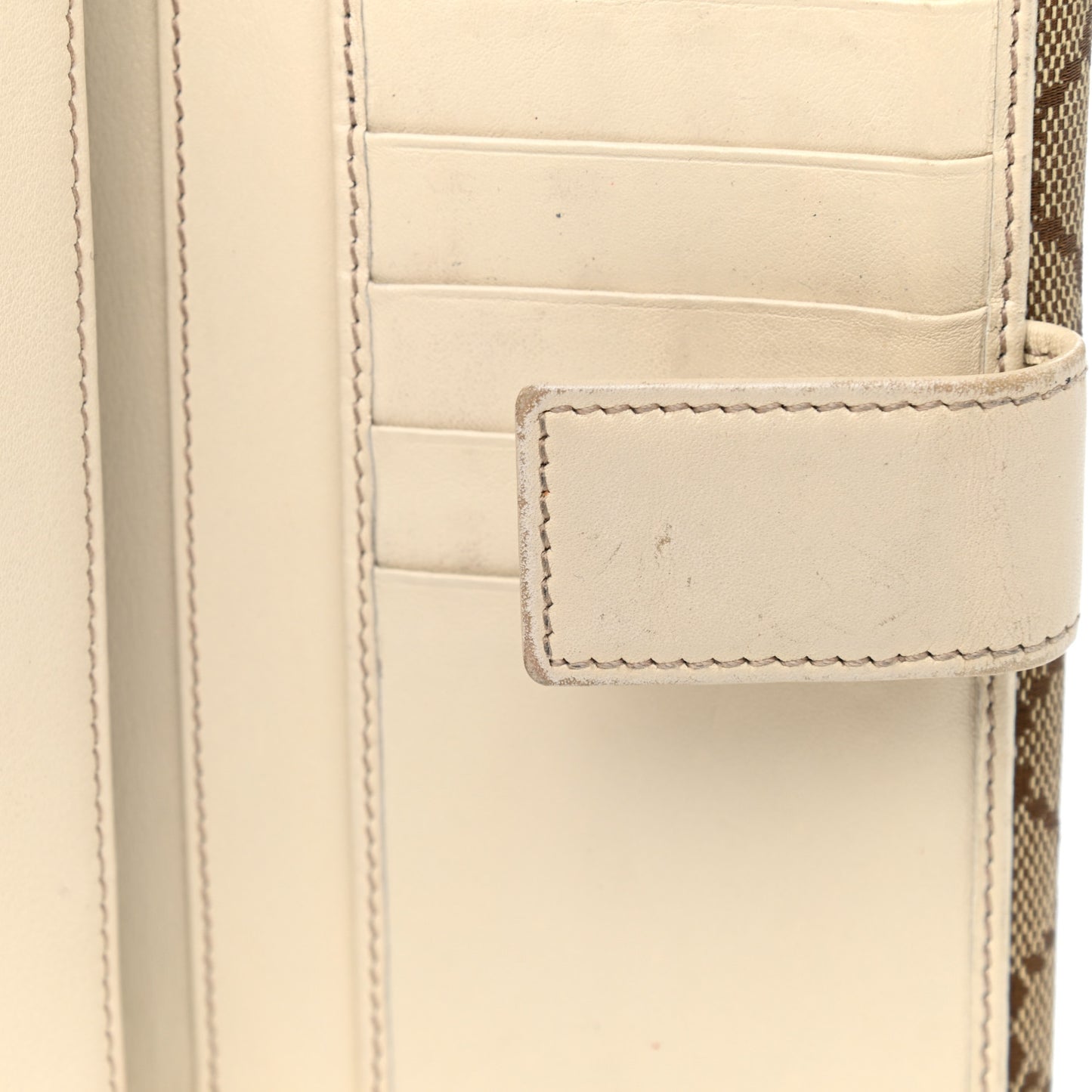 Monogram Continental Flap Wallet Off White