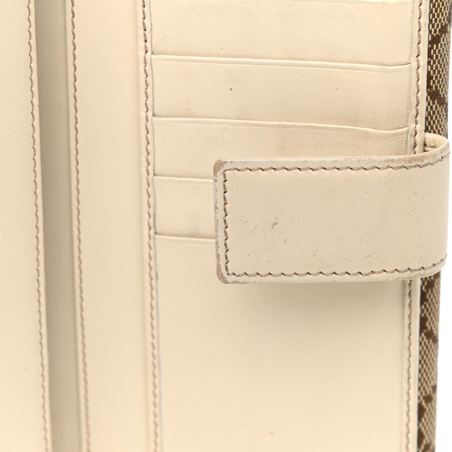 Gucci Monogram Continental Flap Wallet Off White 9 of 17