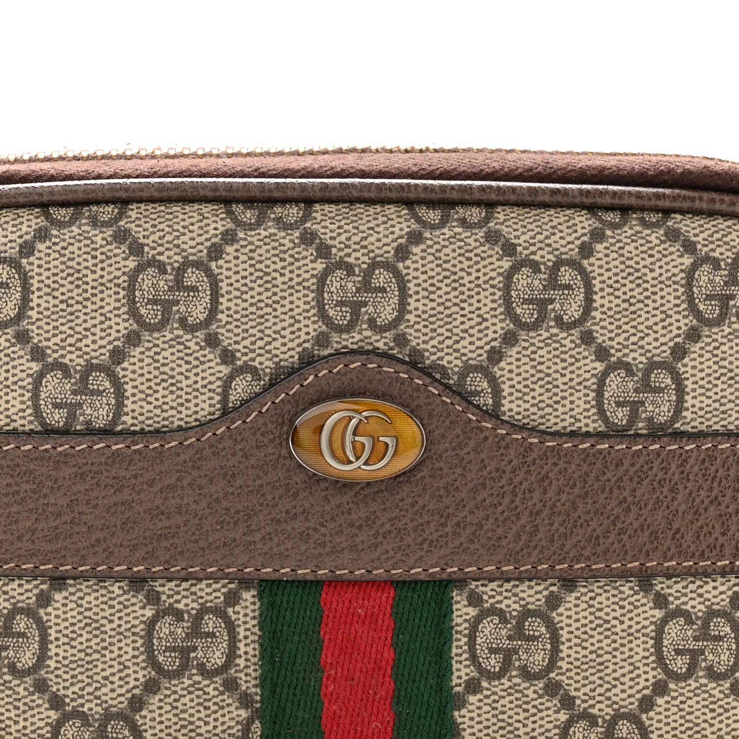Gucci GG Supreme Monogram Ophidia Belted iPhone Case 85 34 Dark Brown 7 of 11