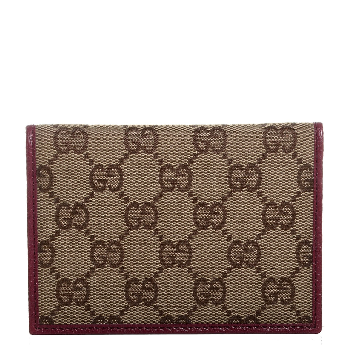 Monogram Bi-Fold Wallet Red