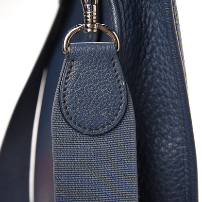 Hermes Buffle Skipper Evelyne GM Bleu Saphir 13 of 14