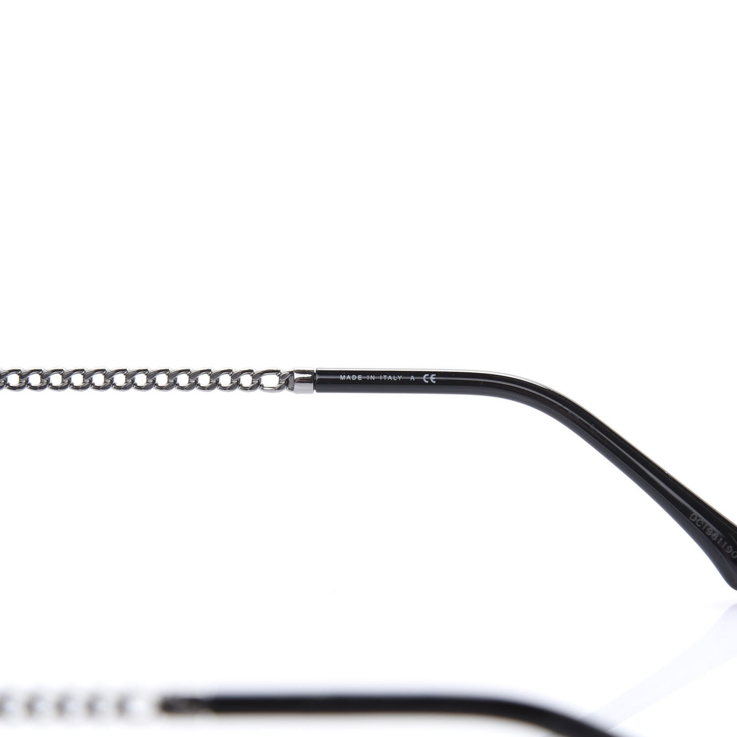 Metal Removable Chain Square Sunglasses 4244 Grey