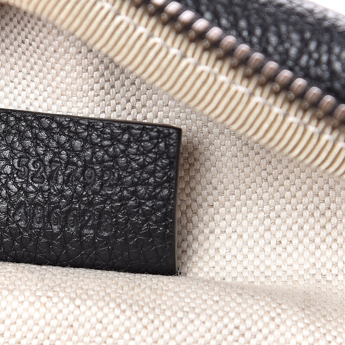 Grained Calfskin Small Logo Belt Bag Black