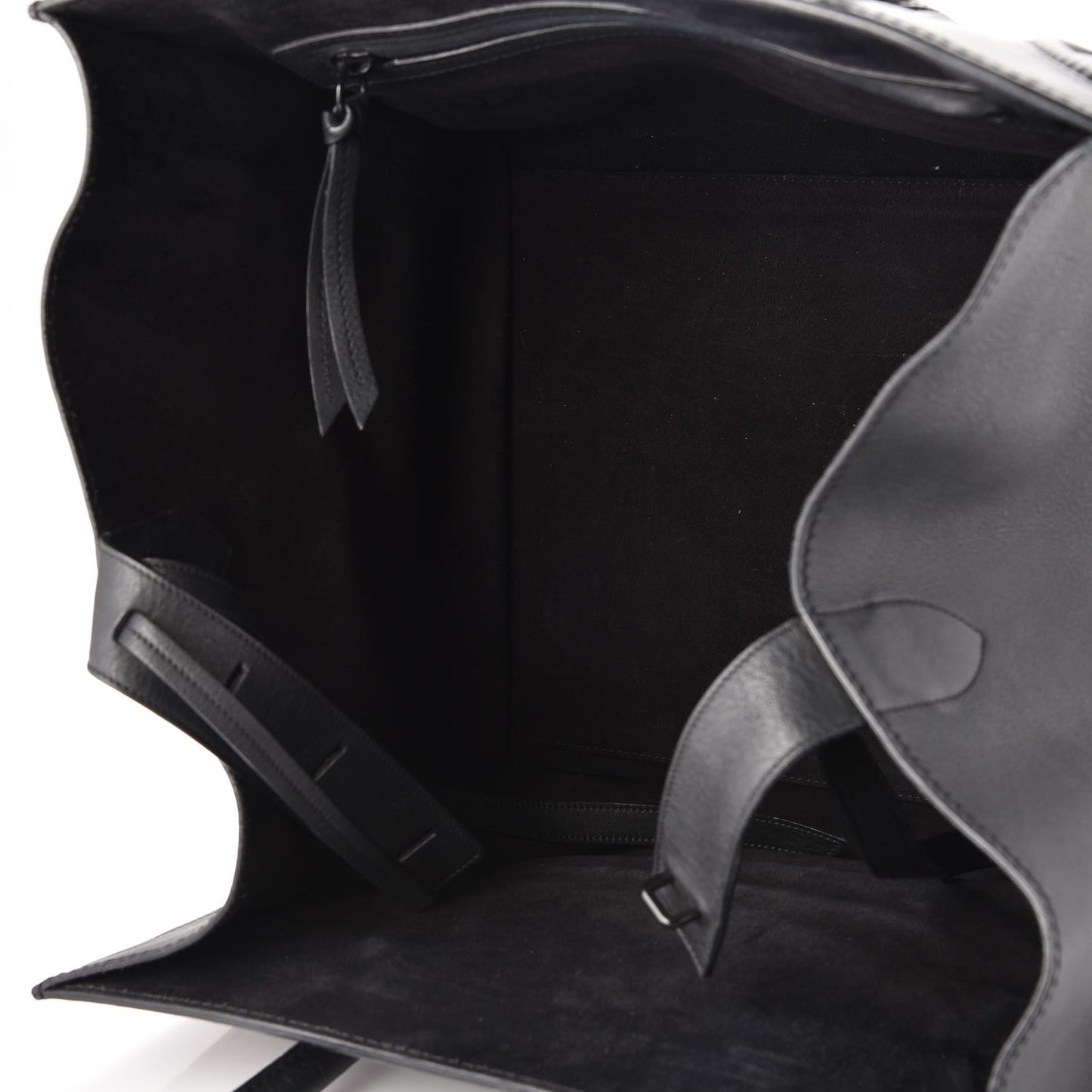 Supple Calfskin Medium Phantom Luggage Black