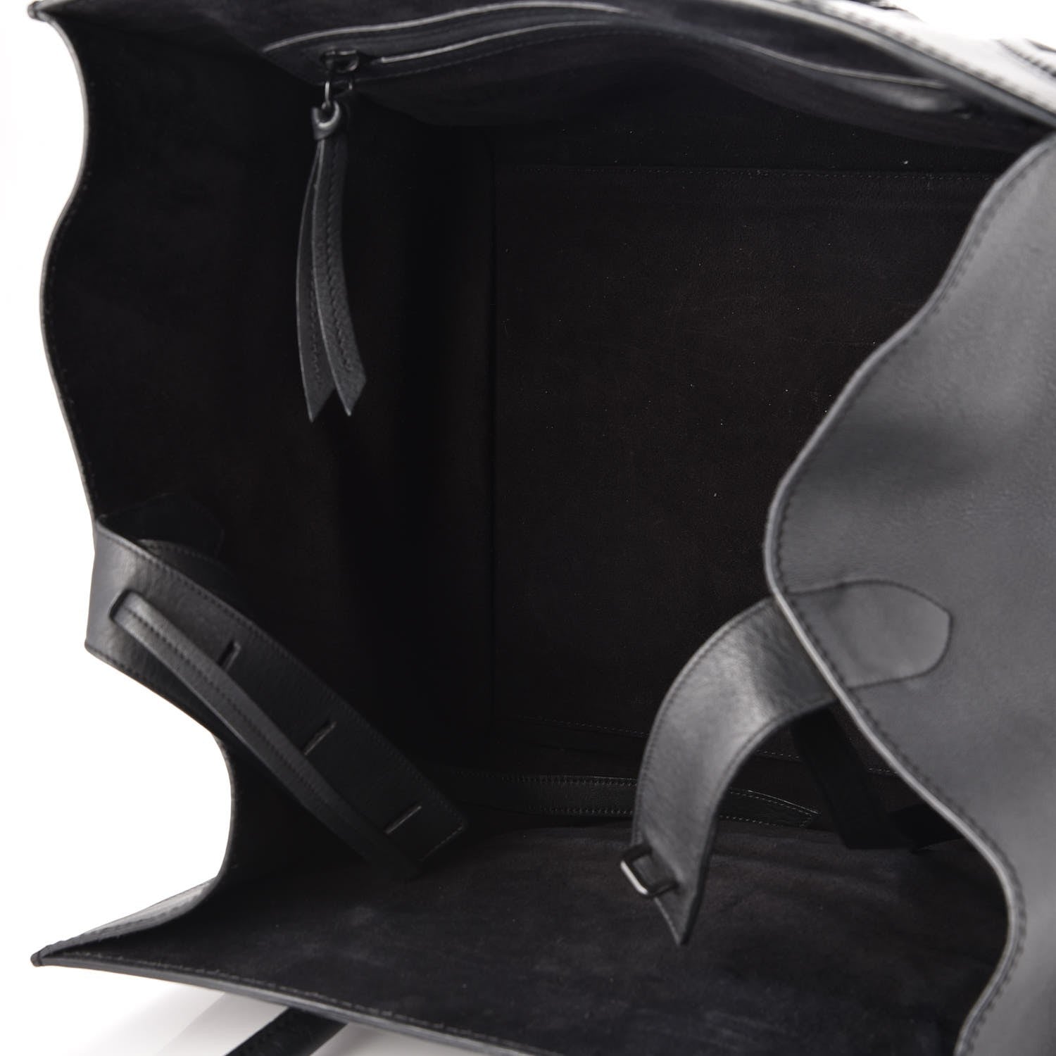 Celine Supple Calfskin Medium Phantom Luggage Black 5 of 8