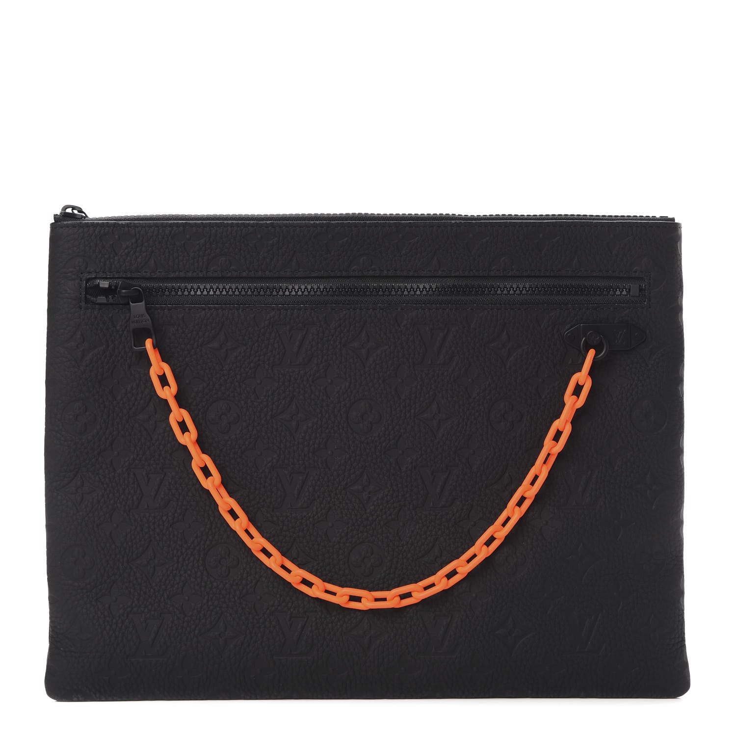 Louis Vuitton Taurillon Monogram Solar Ray A4 Pouch Black 1 of 7