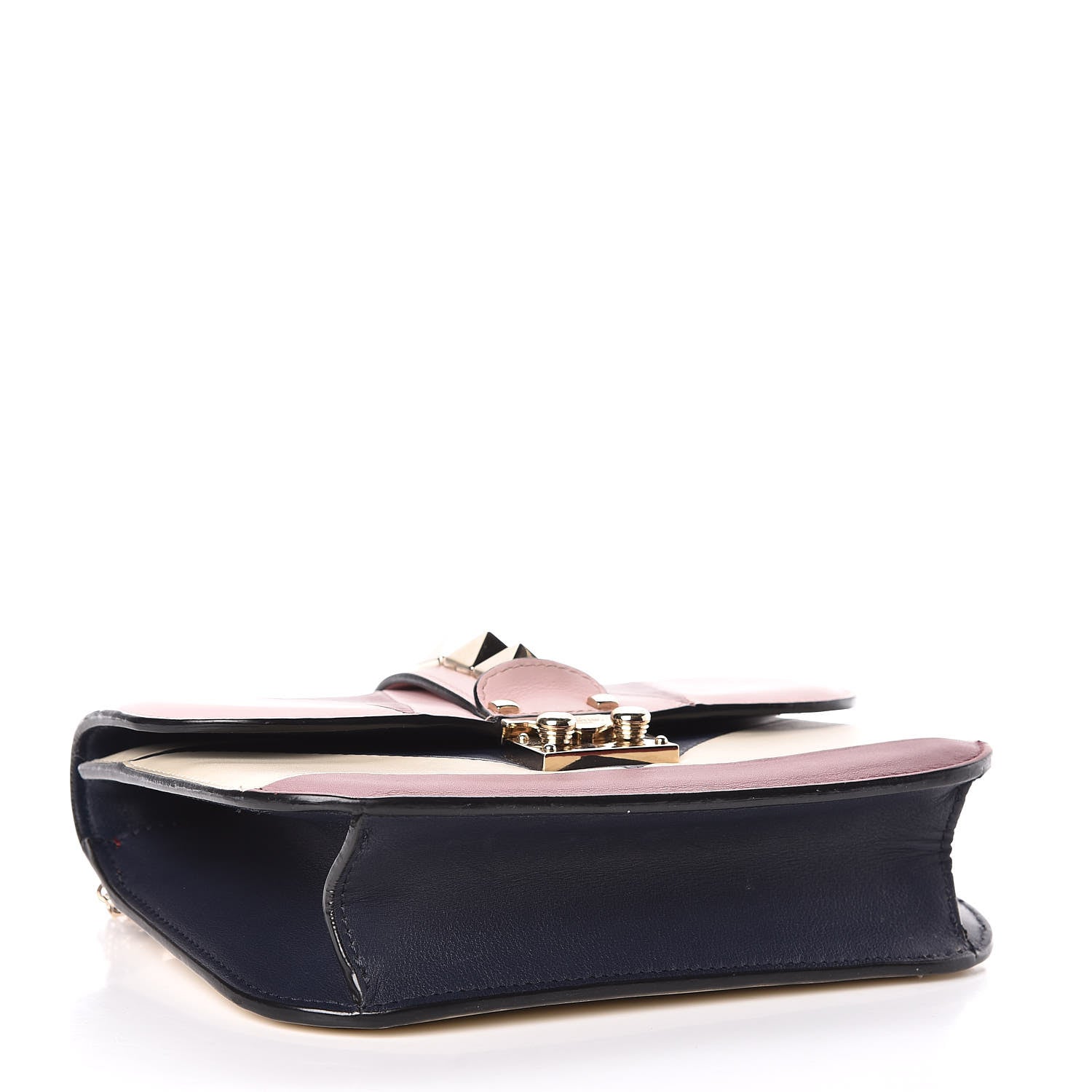 Valentino Garavani Vitello Colorblock Small Glam Lock Rockstud Flap Multicolor 4 of 11