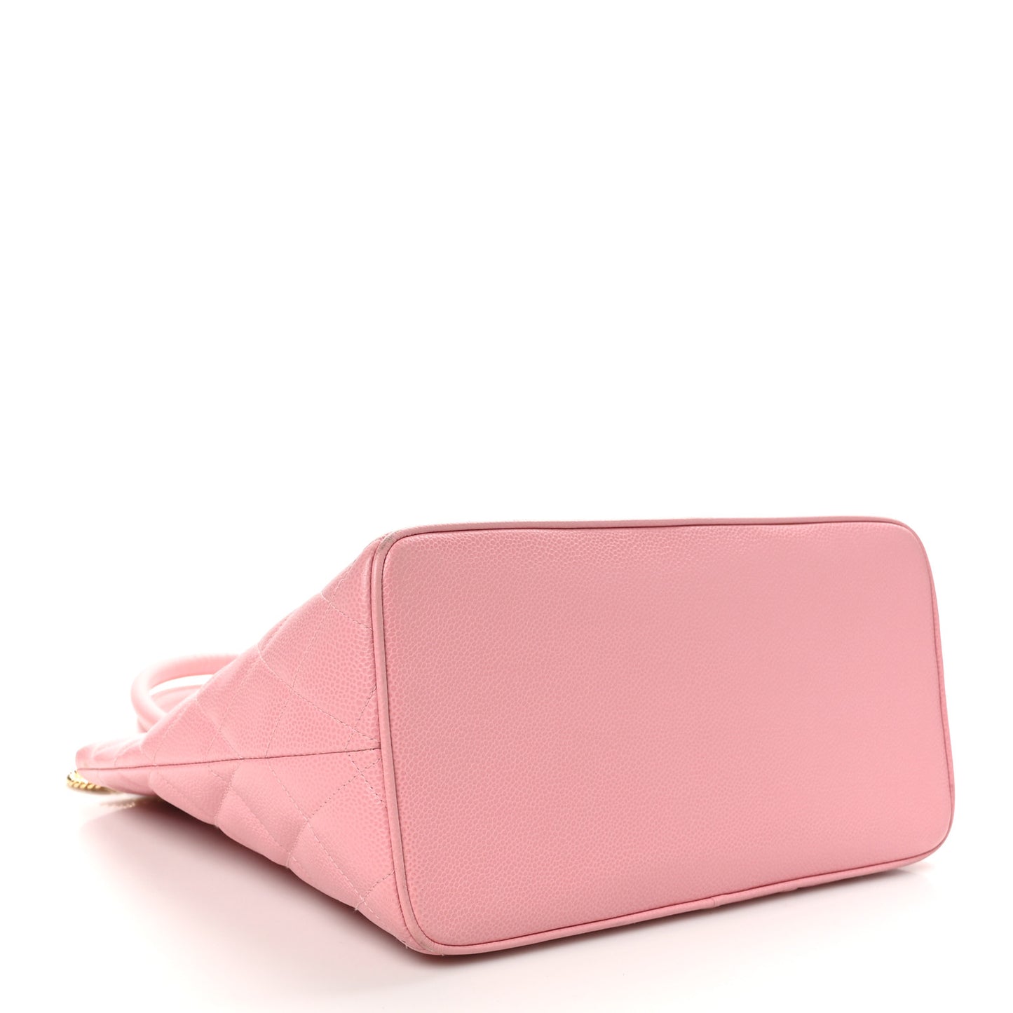 Caviar Quilted Medallion Tote Light Pink