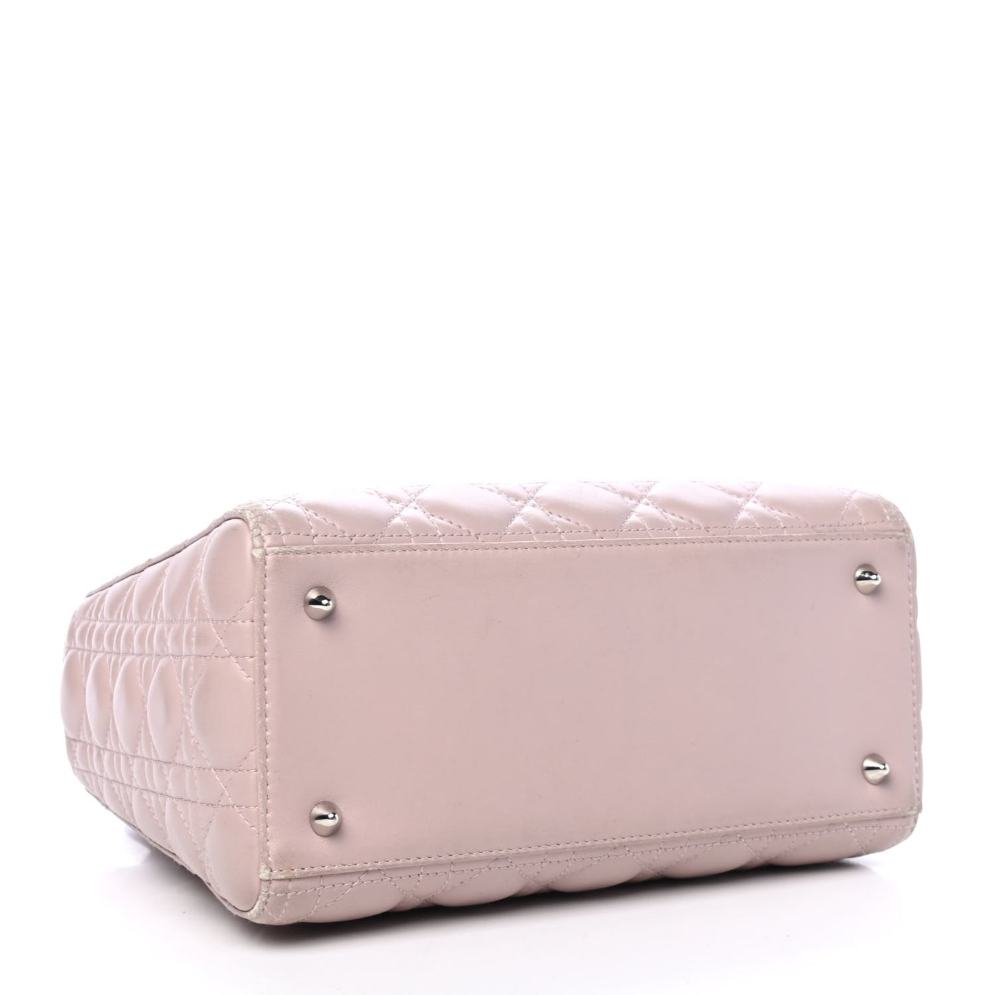 Lambskin Cannage Medium Lady Dior Light Pink