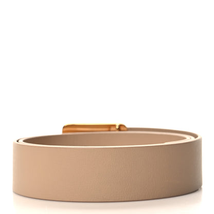 Louis Vuitton Calfskin Ecrin Belt 85 34 Opal 2 of 6