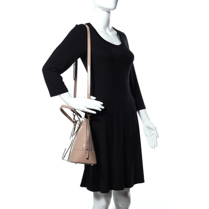 Gucci Patent Microguccissima Small Nice Top Handle Dome Bag Dark Cipria 2 of 11