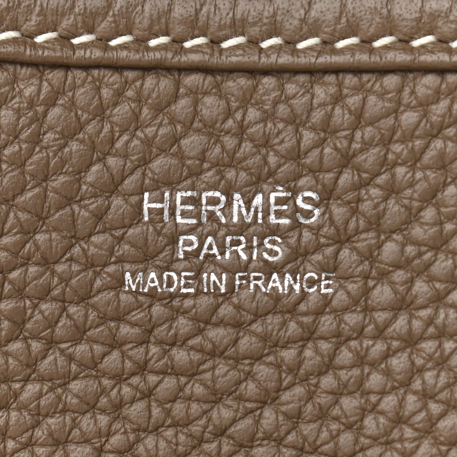 Hermes Taurillon Clemence Evelyne III PM Etoupe 5 of 9