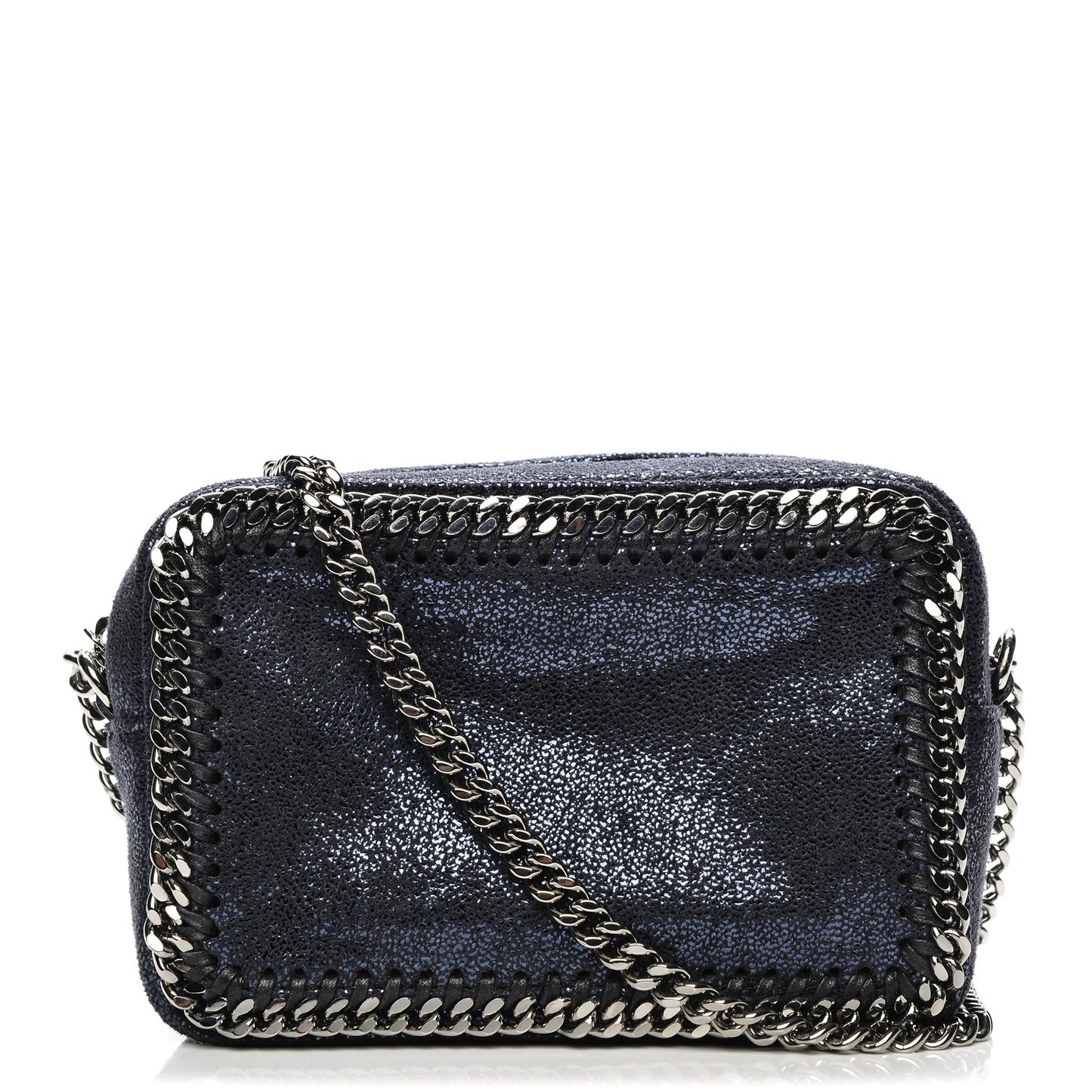 Shaggy Deer Falabella Crossbody Clutch Bag Blue