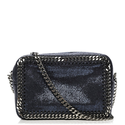 Stella McCartney Shaggy Deer Falabella Crossbody Clutch Bag Blue 1 of 6