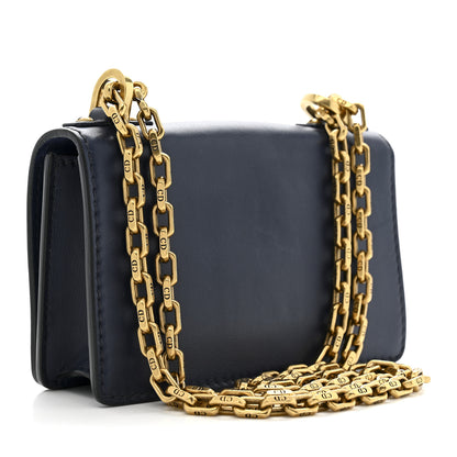 Christian Dior Calfskin Mini J'Adior Chain Flap Bag Navy Blue 3 of 10