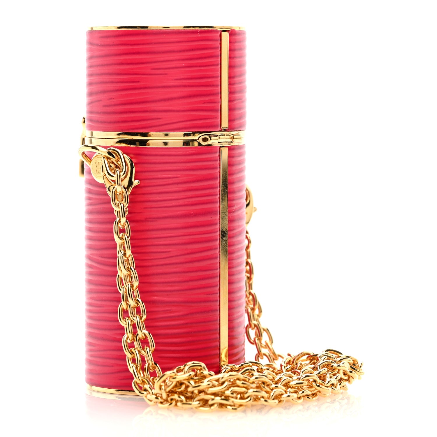 Louis Vuitton Epi Chain Lipstick Case Fuchsia 3 of 8
