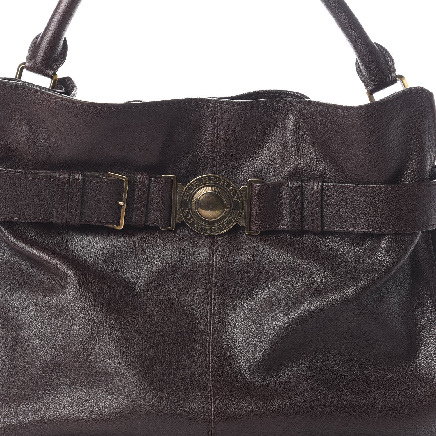 Burberry Buffalo Lambeth Hobo Dark Brown 8 of 10