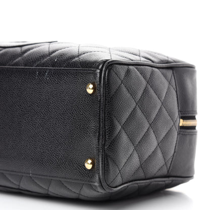 Chanel Caviar Quilted Large Bowler Black 7 of 13