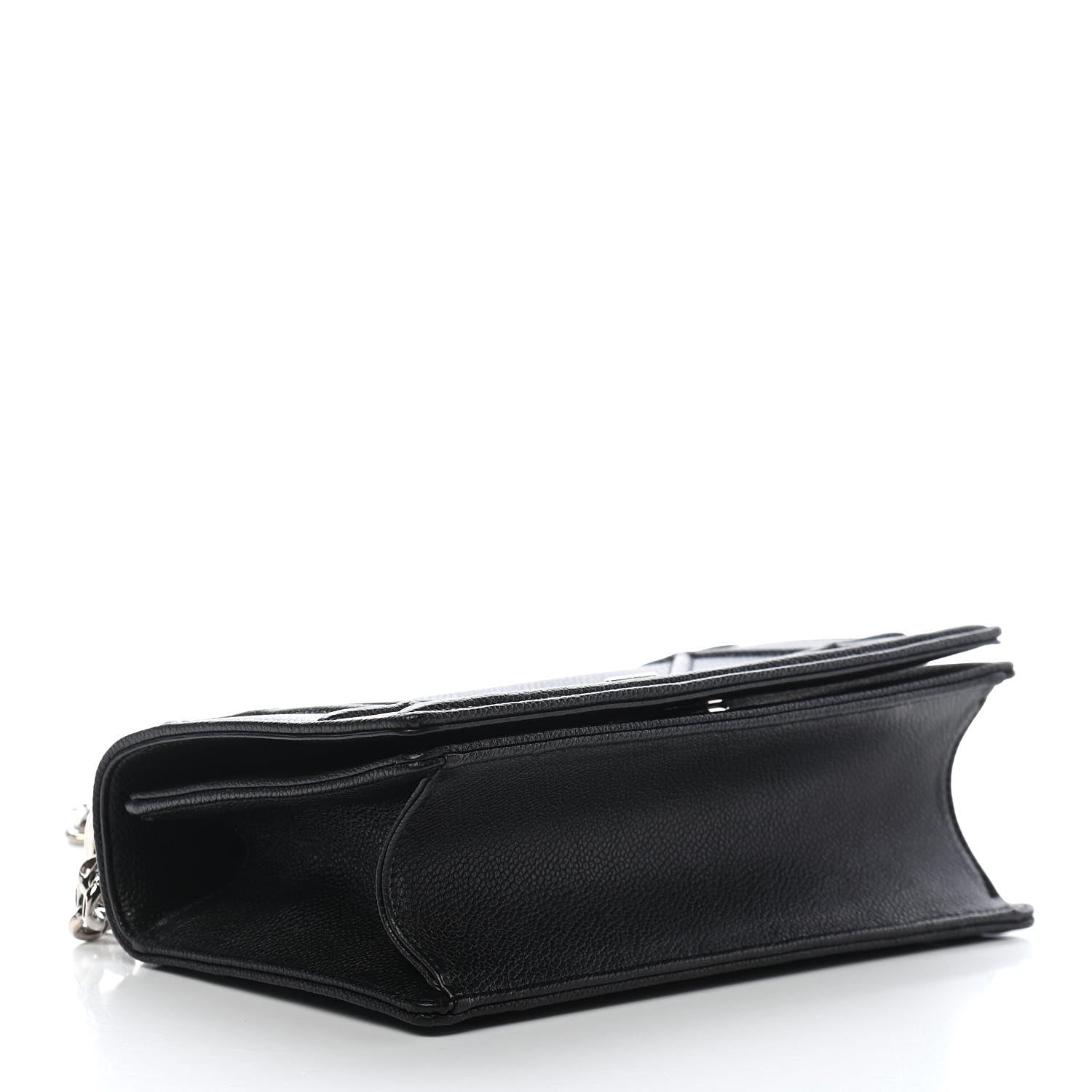 Christian Dior Grained Calfskin Small Diorama Flap Bag Black 4 of 10