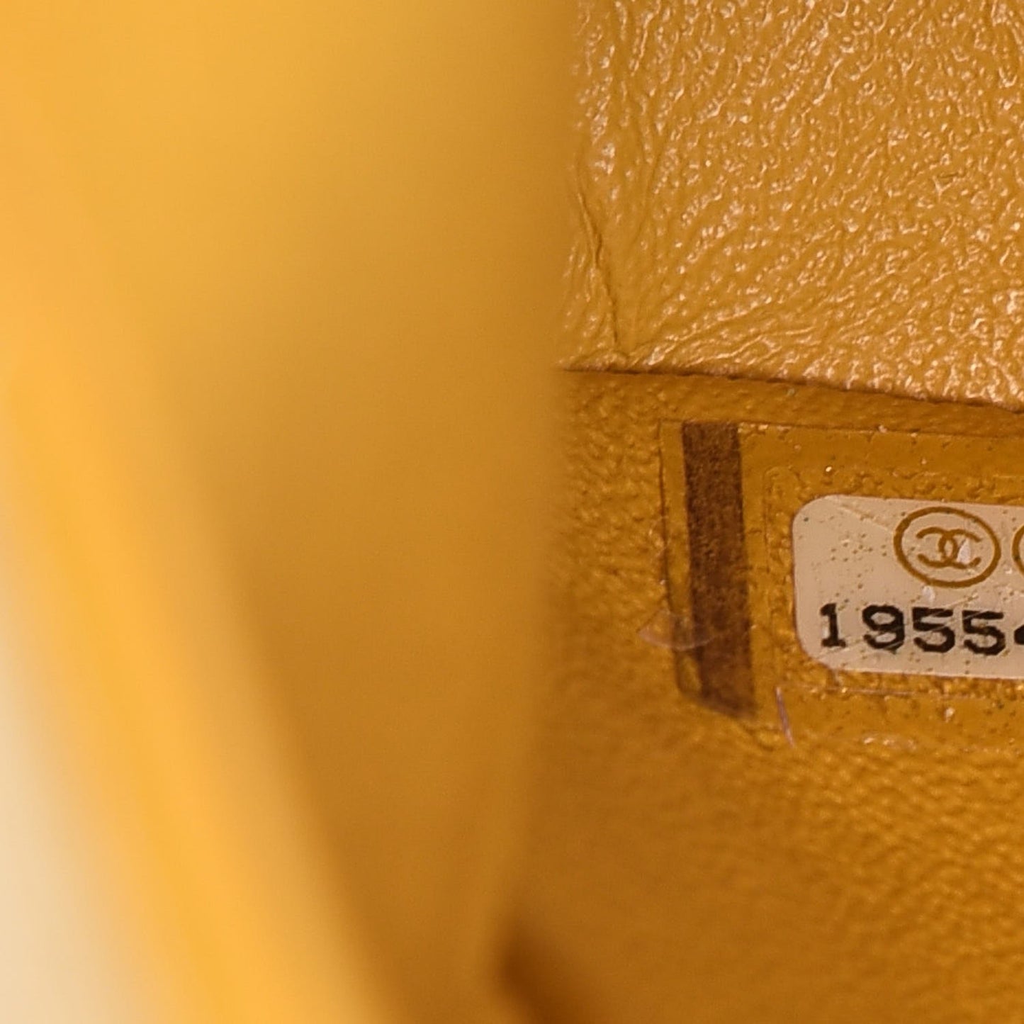 Lambskin Quilted Jumbo Double Flap Yellow