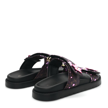 Louis Vuitton LV X TM Monogram LV Sunset Flat Comfort Mule 37 Sakura Brown 4 of 10