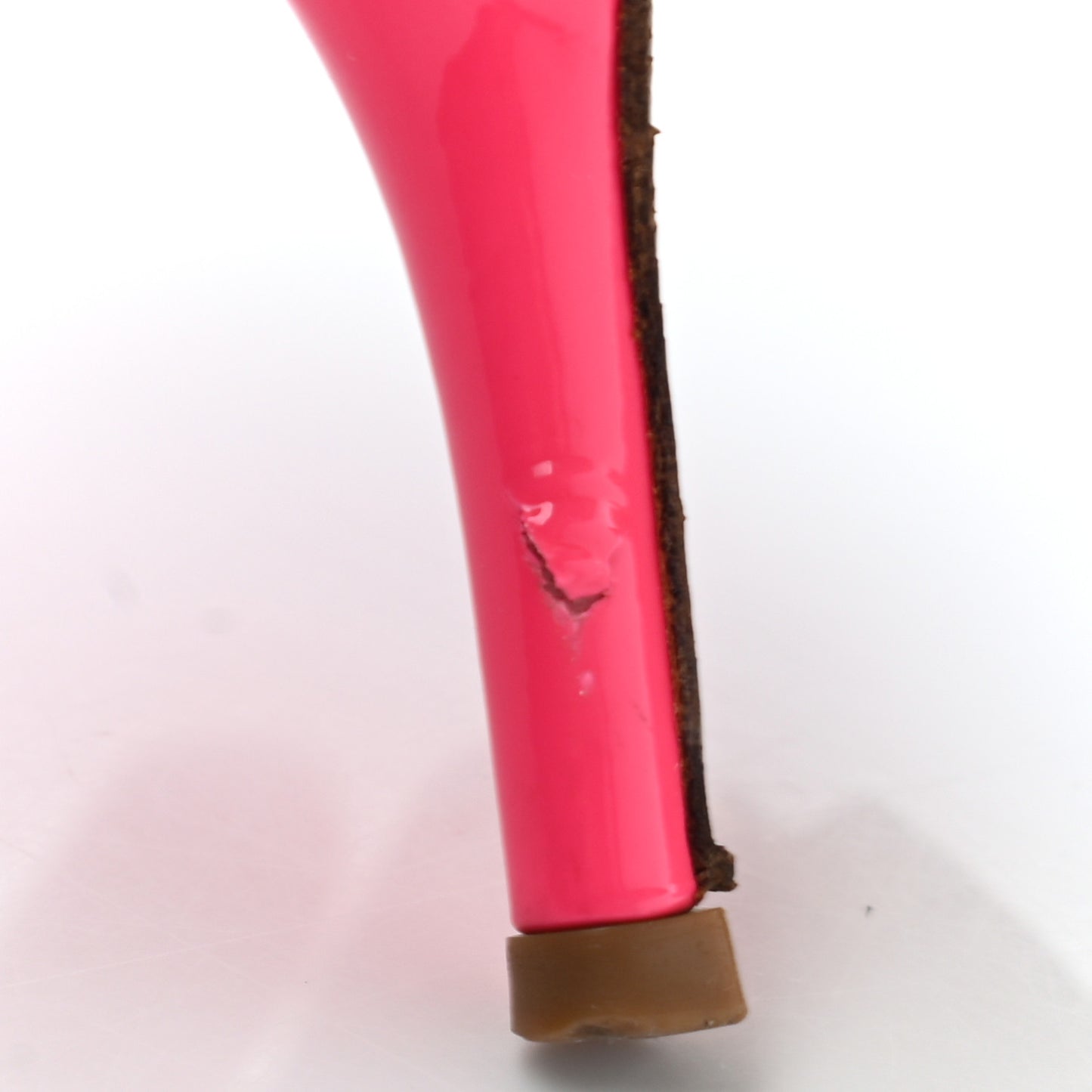 Patent Rockstud Ankle Strap 65mm Pumps 36.5 Peony Poudre