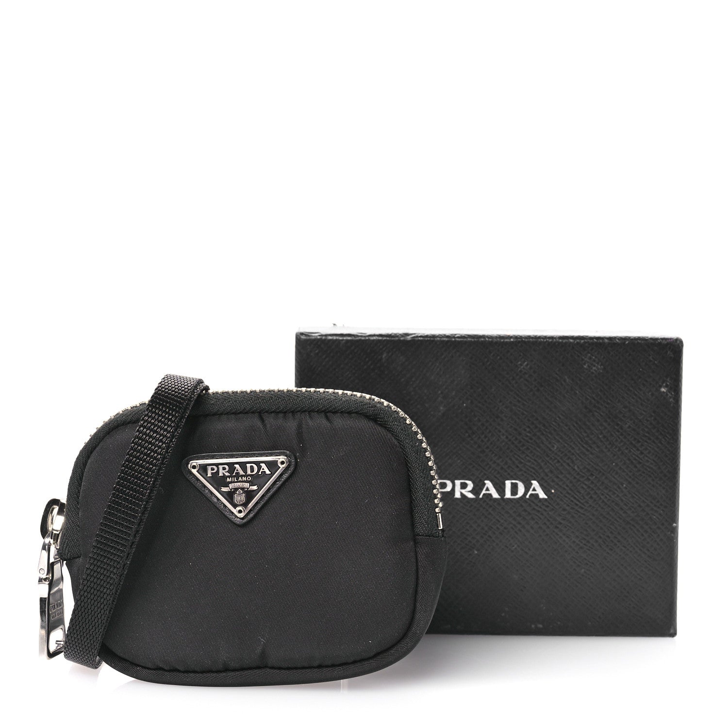 Prada Trick Tessuto Nylon Cargo Pouch Black 11 of 11