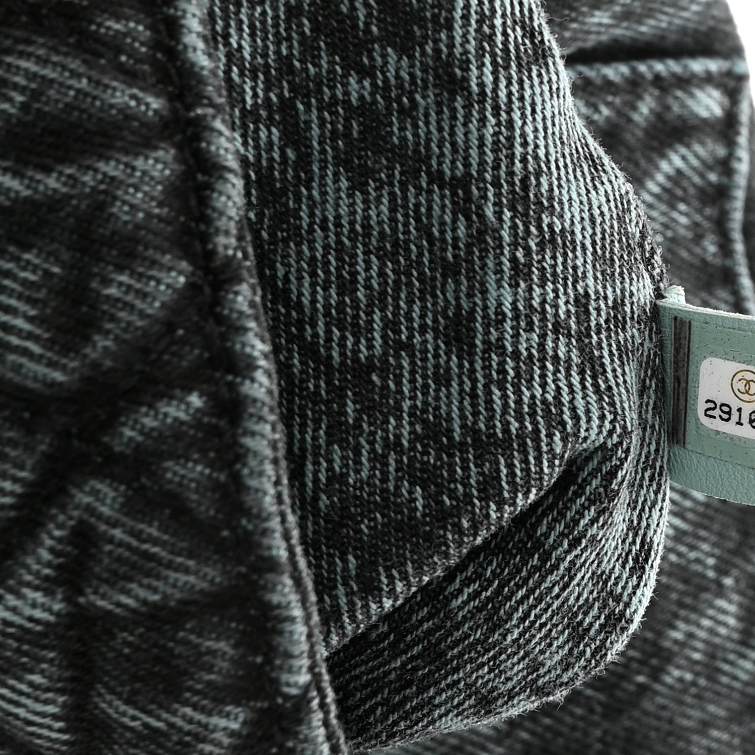 Chanel Denim Quilted Denimpression Flap Blue Black 7 of 10