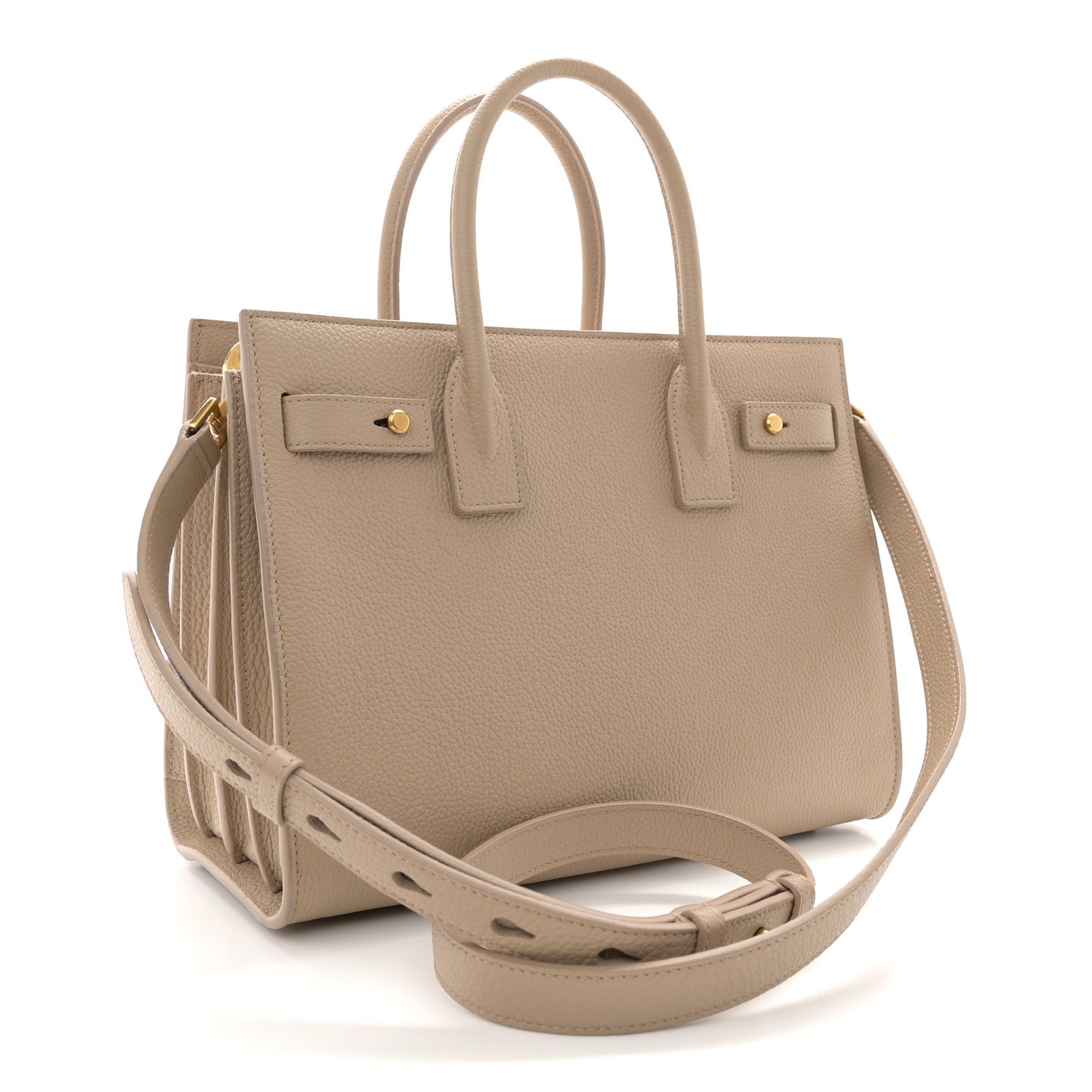 Grained Calfskin Baby Sac De Jour Souple Sea Salt