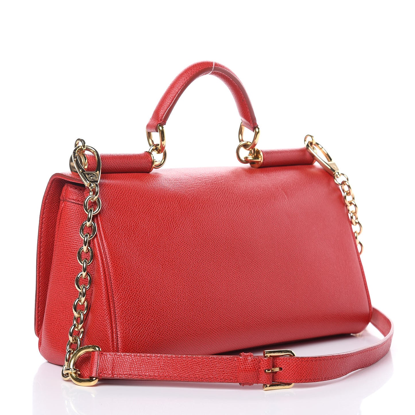 Dauphine Miss Sicily East West Shoulder Bag Red