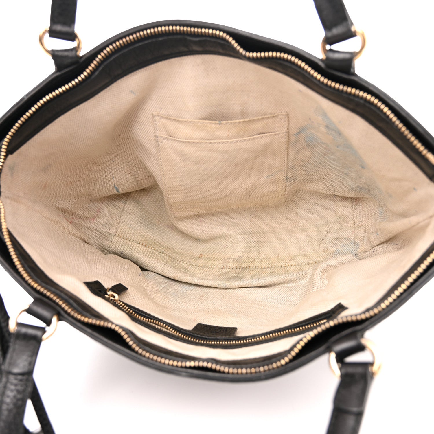 Gucci Pebbled Calfskin Small Soho Top Handle Bag Black 5 of 24