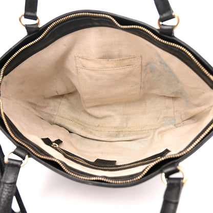Gucci Pebbled Calfskin Small Soho Top Handle Bag Black 5 of 24