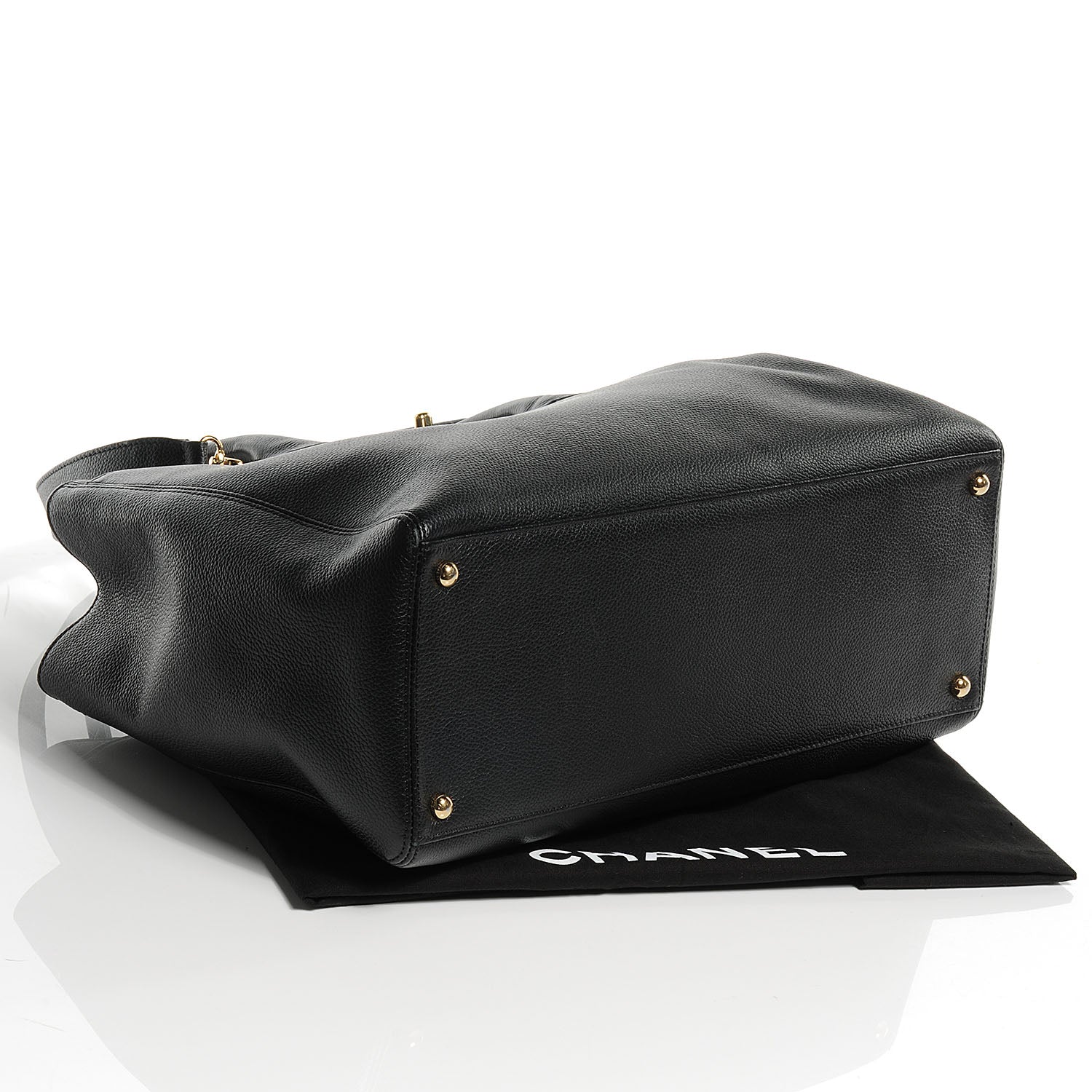 Chanel Cerf Executive Shopper Tote Black 5 of 8