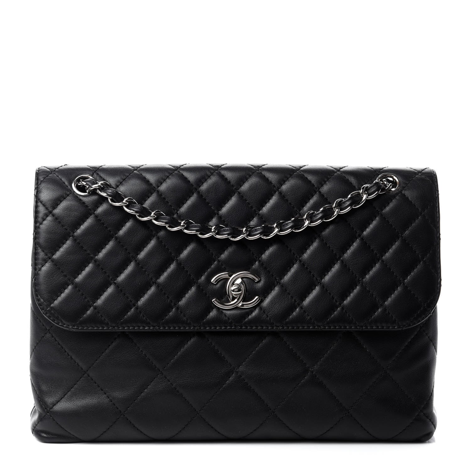 Chanel Calfskin Quilted In The Business Flap Bag Black 1 of 10