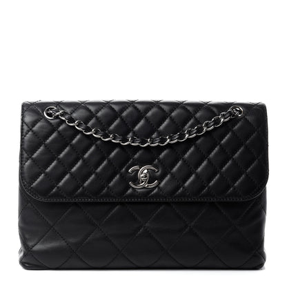 Chanel Calfskin Quilted In The Business Flap Bag Black 1 of 10