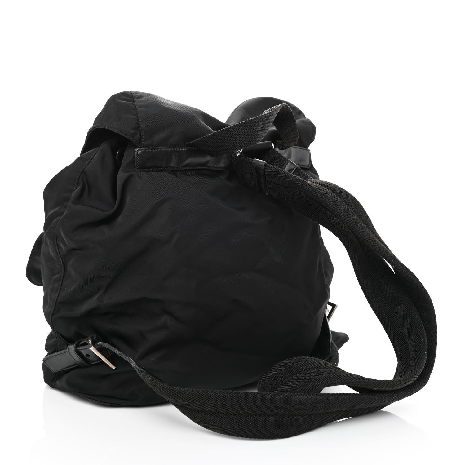Prada Nylon Vela Medium Backpack Black 3 of 8
