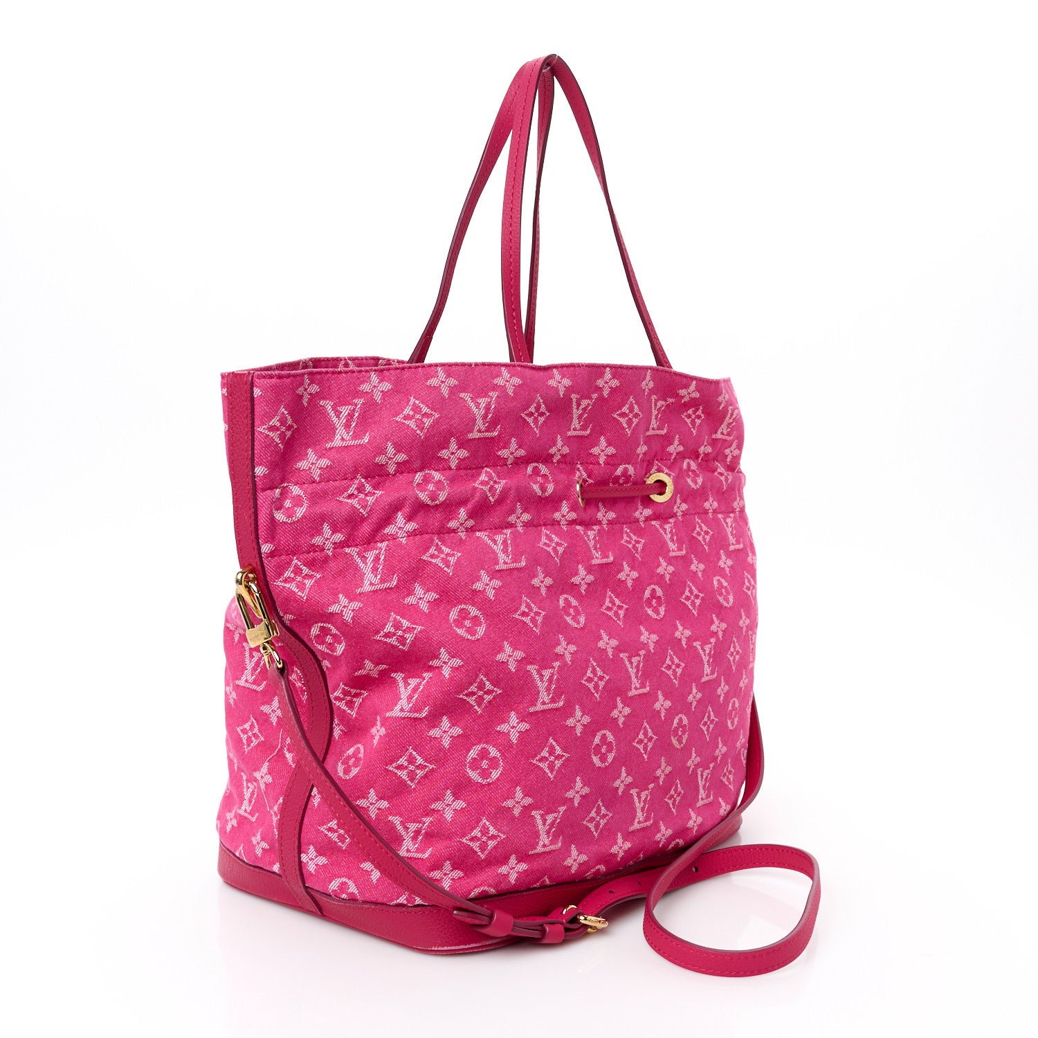 Louis Vuitton Denim Noefull MM Rose Indien 3 of 13