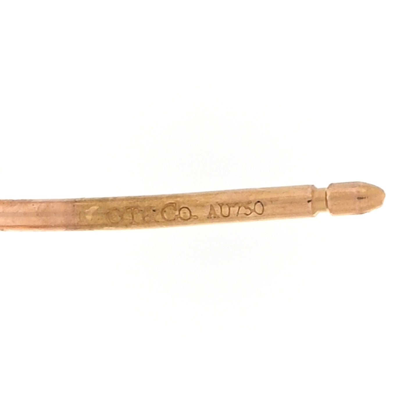 18K Rose Gold Mini Key and Lock Earrings