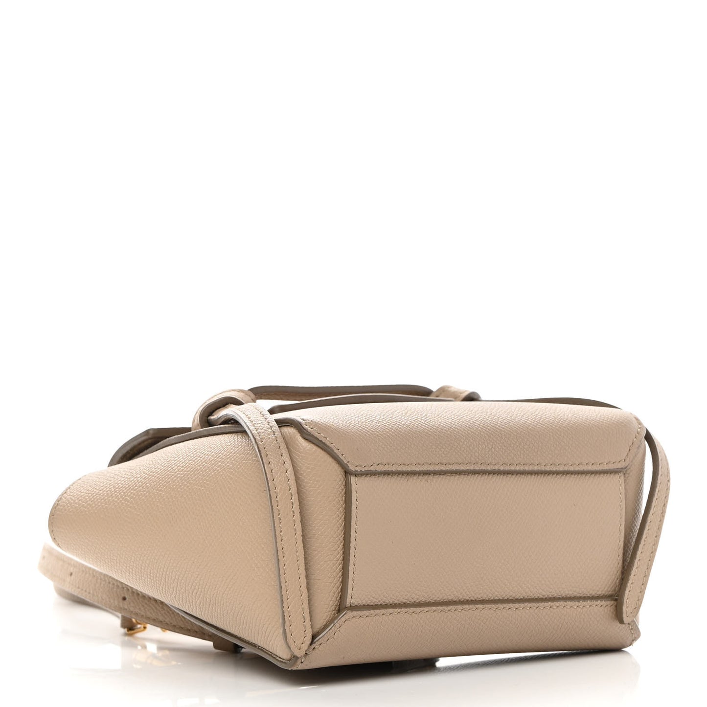 Grained Calfskin Pico Belt Bag Light Taupe