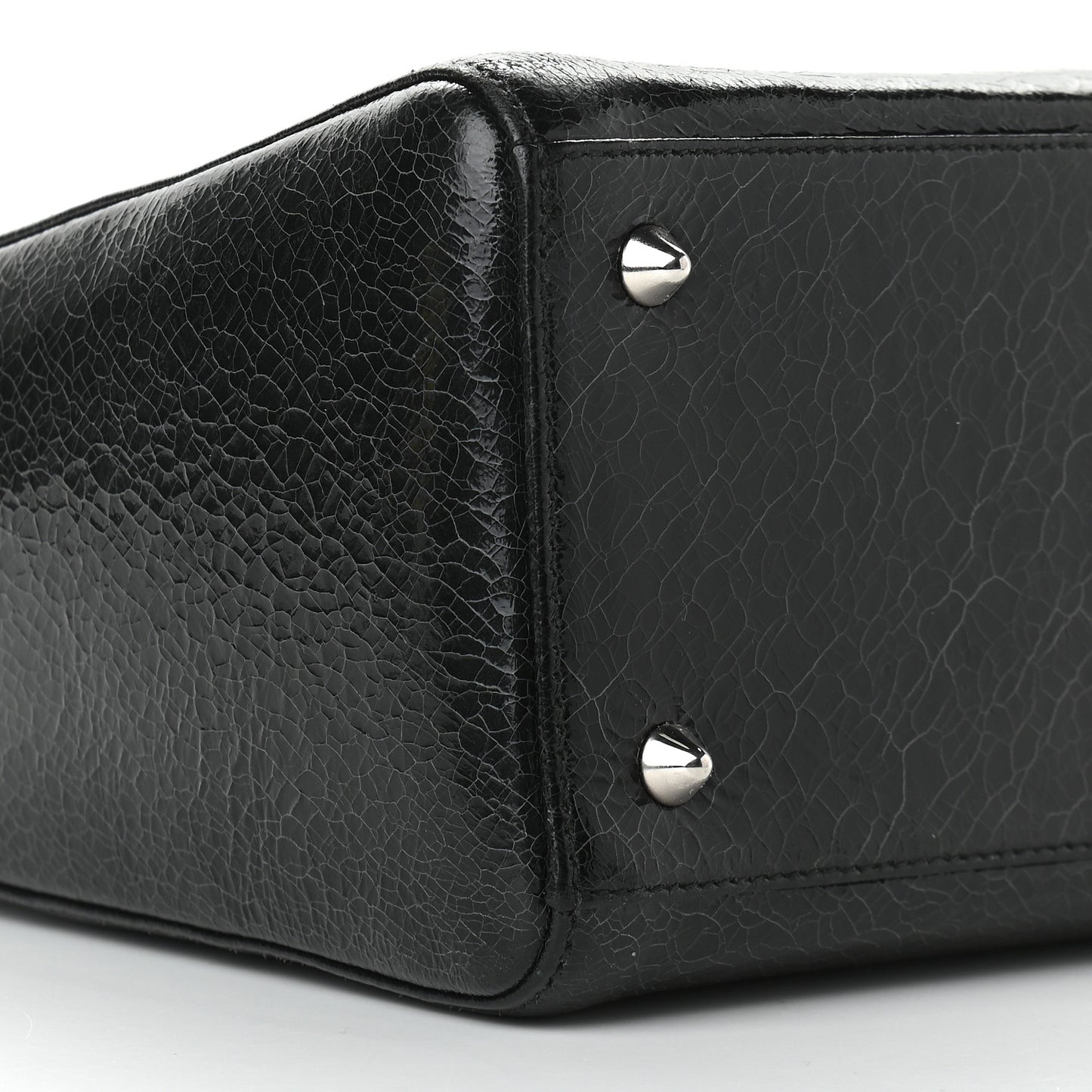 Ceramic Effect Deerskin Jeweled Swan Lady Dior Black