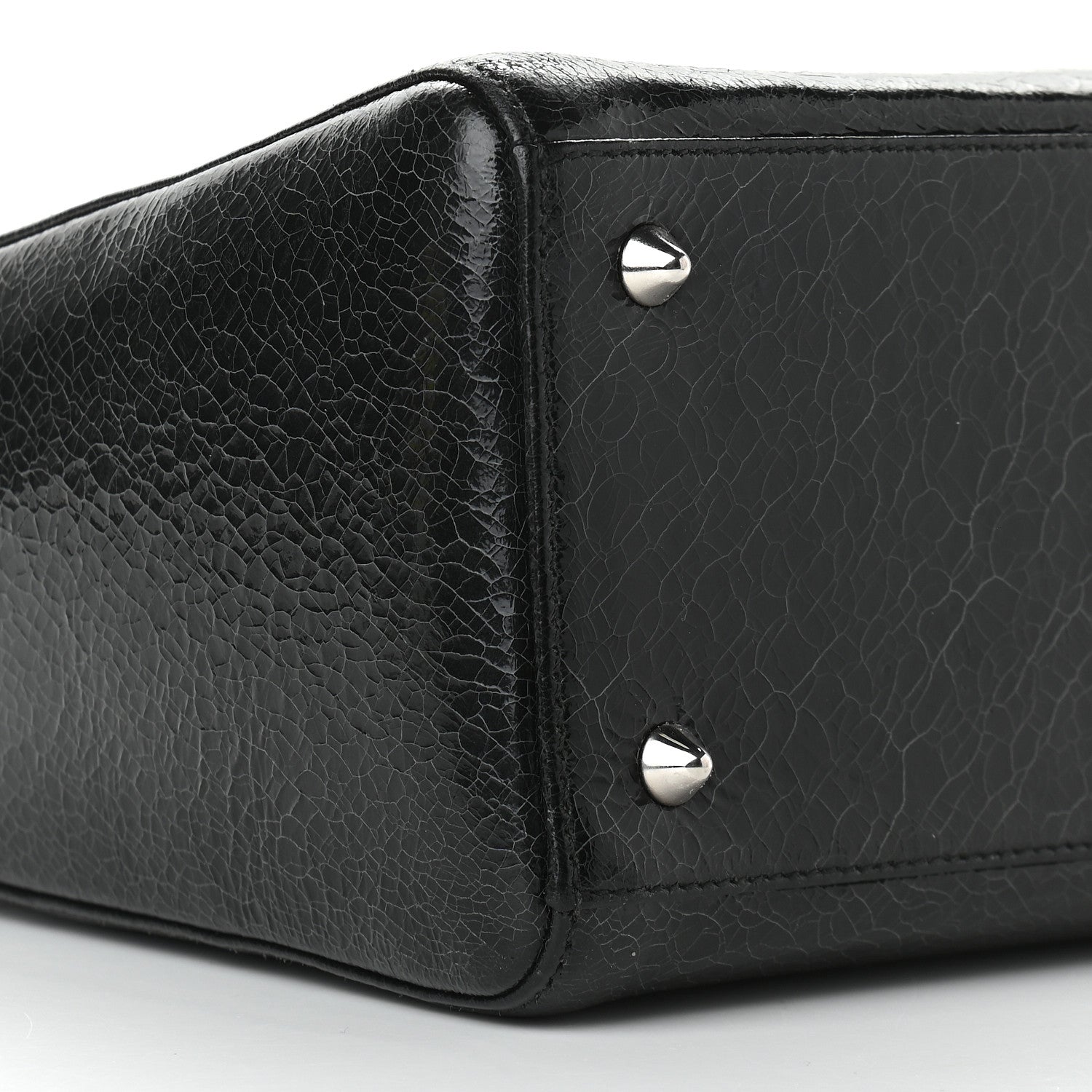 Christian Dior Ceramic Effect Deerskin Jeweled Swan Lady Dior Black 5 of 9