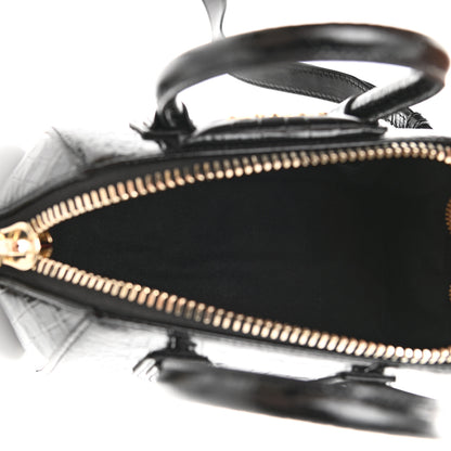 Givenchy Calfskin Crocodile Embossed Mini Antigona Black 5 of 10