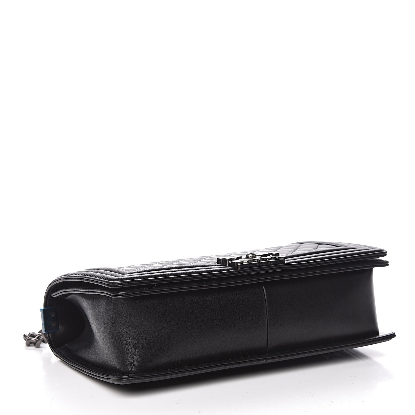 Lambskin Quilted New Medium Boy Flap Black