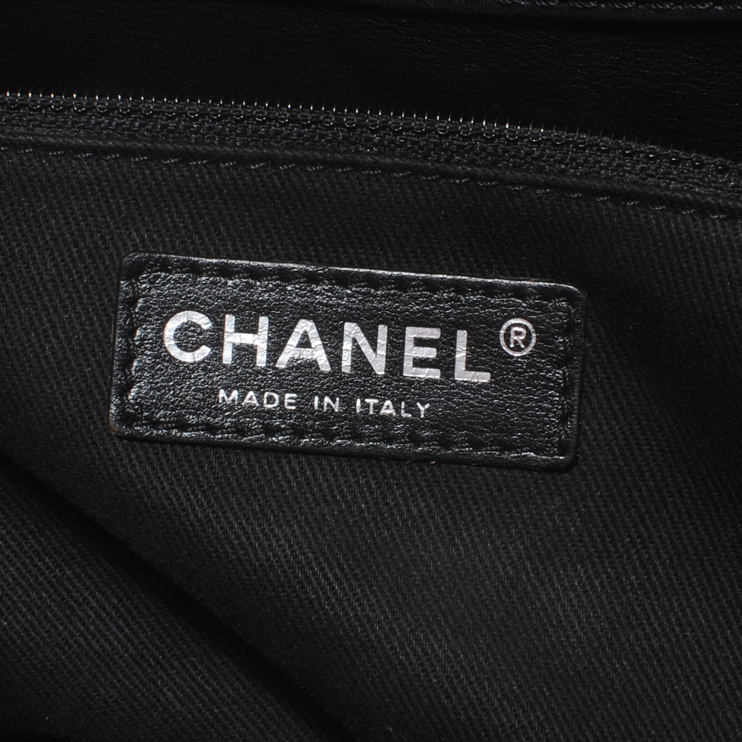 Chanel Calfskin Quilted In the Business Large Tote Black 6 of 7