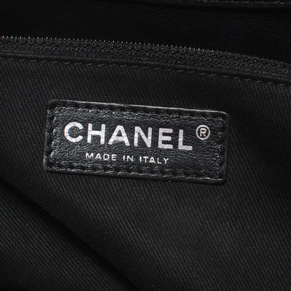 Chanel Calfskin Quilted In the Business Large Tote Black 6 of 7