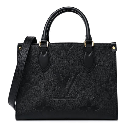 Louis Vuitton Empreinte Monogram Giant Onthego PM Black 1 of 10