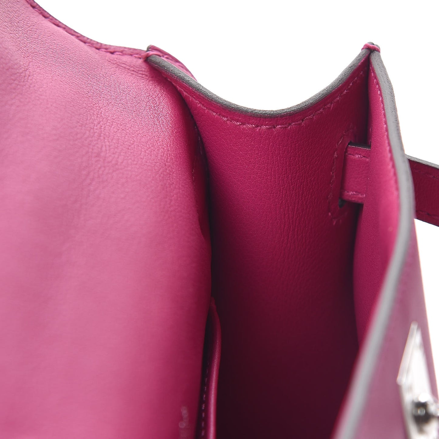 Swift Kelly Pochette Clutch Rose Pourpre