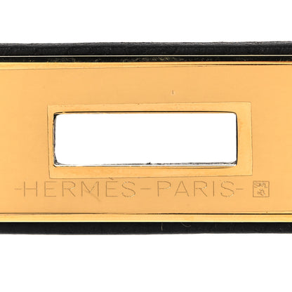 Hermes Togo Matte Alligator Kelly Retourne Touch 28 Black 32 of 39