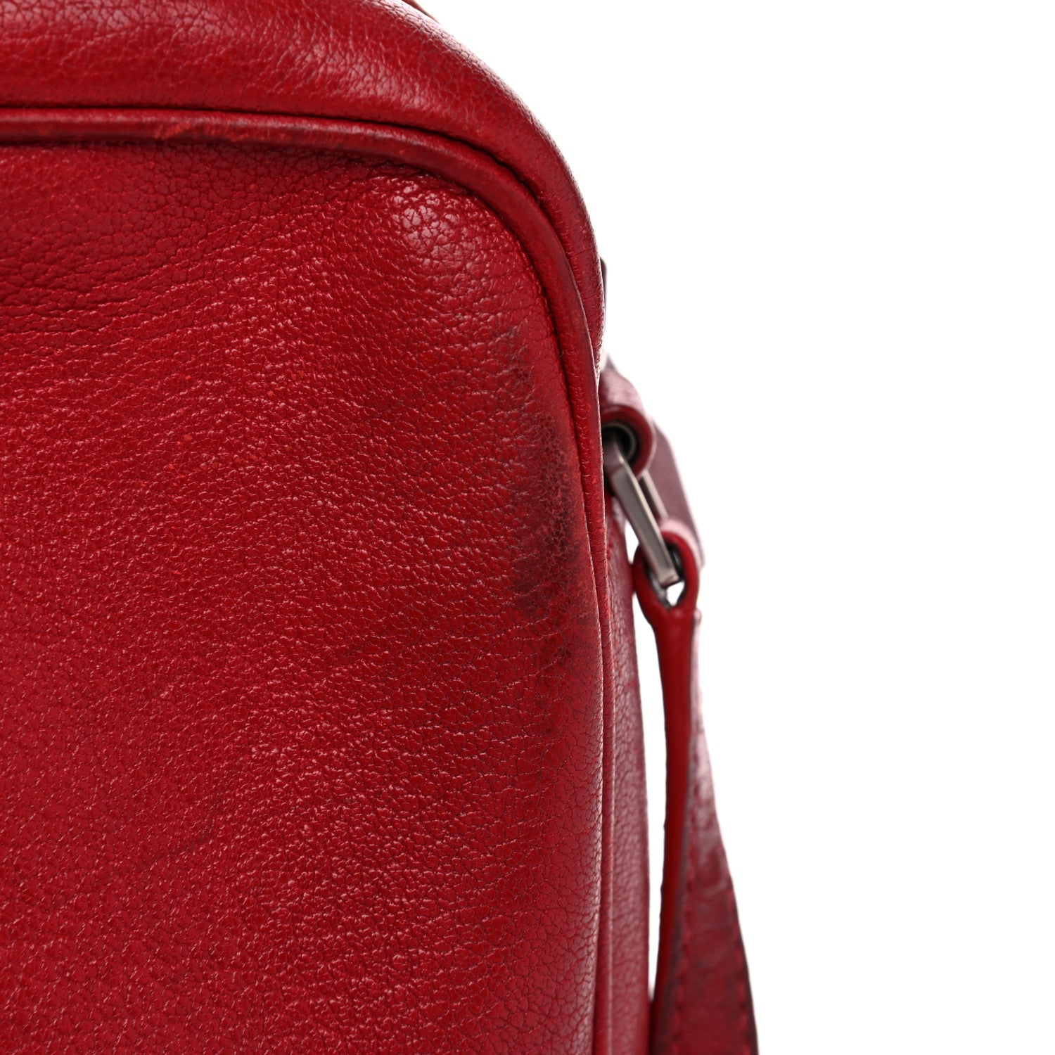 Saint Laurent Lambskin Monogram Lou Camera Bag Eros Red 22 of 23